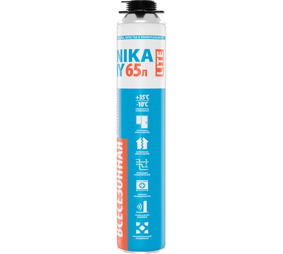 Пена монтажная профессиональная всесезонная MARCON UNIKA DIY LITE 65л UDV65MPL 1