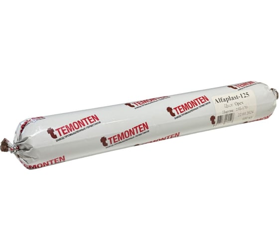 Герметик Alfaplast 125 Тик. Файл-пакет 600 мл 4627176170687