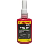 Фиксатор вал-втулочный высокотемпературный быстроотверждаемый VINTANET VN648, 50 мл VN64850