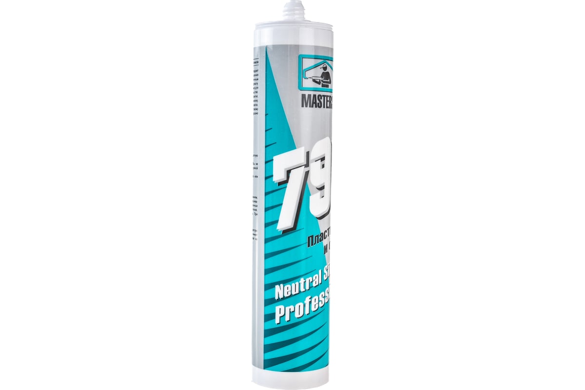Силиконовый герметик Mastersil 794 (нейтральный; бесцветный; 310 мл ...