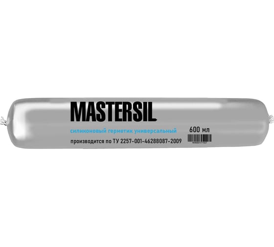Силиконовый универсальный герметик Mastersil (бесцветный; 600 мл) 1581