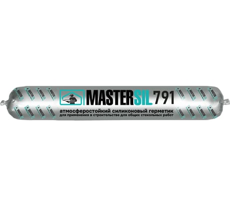 Силиконовый герметик Mastersil 791 WS (нейтральный; бесцветный; 600 мл) 1603