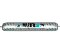 Силиконовый герметик Mastersil 791 (атмосферостойкий; черный; 600 мл) 1279/2
