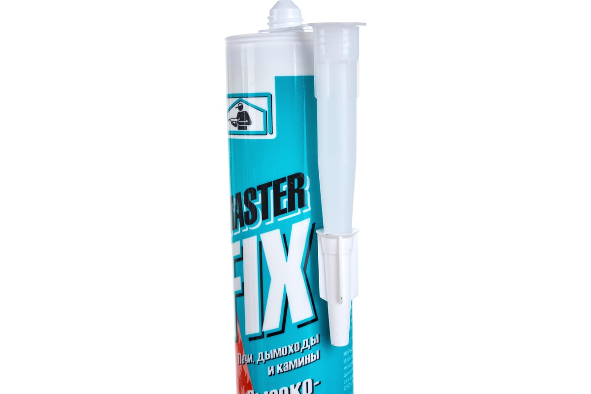 Силикатный герметик MASTERFIX (+1500 градусов; для печей и каминов .