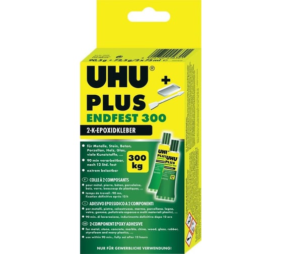 Универсальный эпоксидный клей UHU Plus endfest 300 163 г 45630