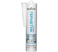 Герметик акриловый санитарный Ecolux SA-275 20 штук в упаковке белый 290 мл 4607133684969