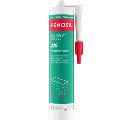 Герметик силиконовый PENOSIL Aquarium Silicone 328 для аквариумов 280 мл бесцветный H0029Z