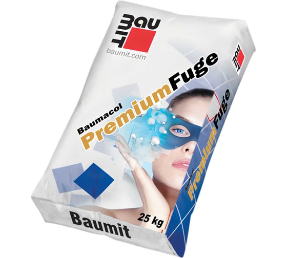 Затирка для швов эластичная BAUMIT Baumacol PremiumFuge, Бермуда, 25 кг (1657)