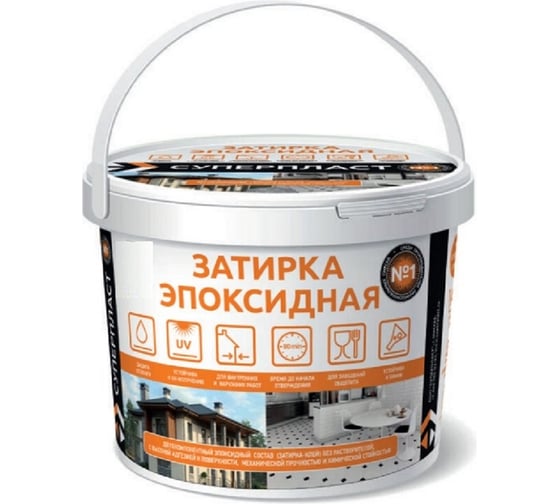 Затирка эпоксидная Суперпласт, синий ультрамарин 5002 1 кг 4687207801560