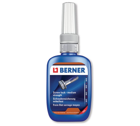 Стопорящий состав BERNER (средней прочности; 24 г) 244687 1