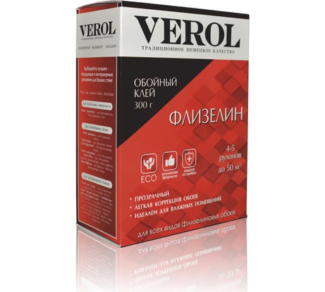 Обойный клей Verol ФЛИЗЕЛИН 300 гр 97