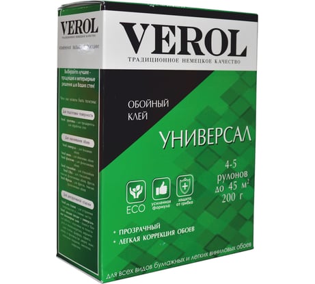 Обойный клей Verol УНИВЕРСАЛ 200 гр 38