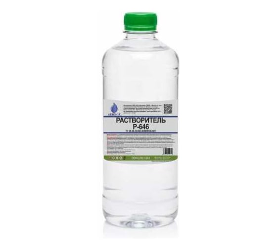 Растворитель AKROMIX Р-646 ТУ 20.30.22-002-40060058-2021 ПЭТ 0,9л (коробка по 20шт) r646sol900ml