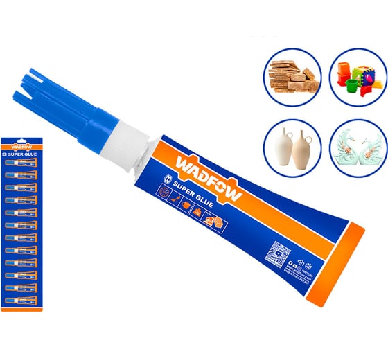 Супер клей WadFow 3 г, 12 шт 24 WGX1K05