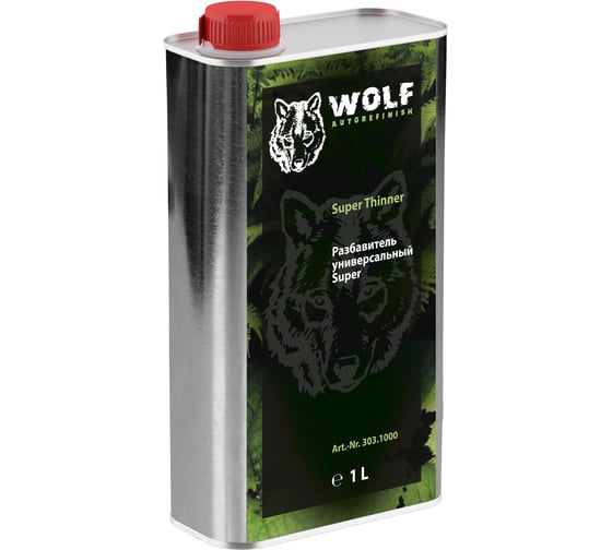 Универсальный акриловый растворитель WOLF 1 л 303.1000 1