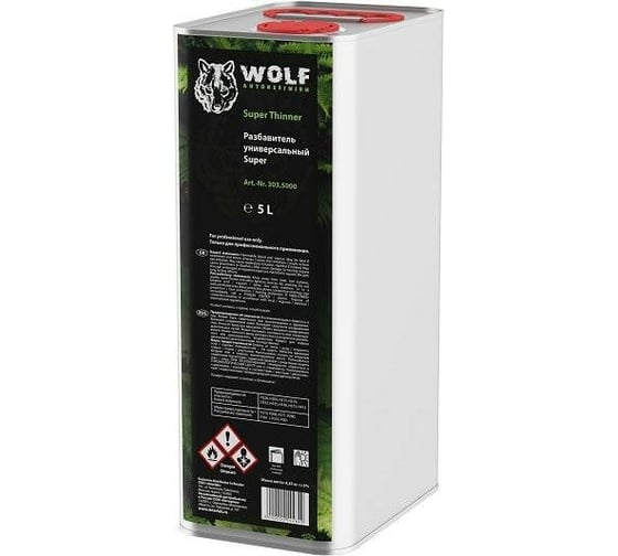 Акриловый универсальный растворитель WOLF 5 л 303.5000