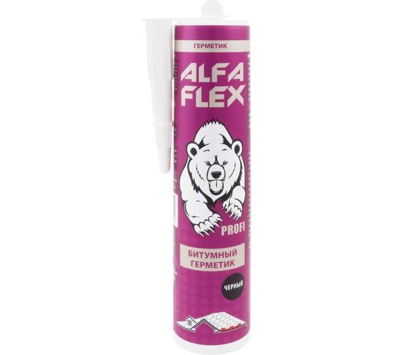 Герметик битумный ALFAFLEX «ALFA Flex» черный 310 мл 775756