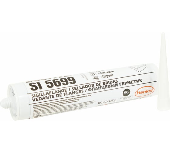Герметик силиконовый нейтральный LOCTITE серый SI 5699 300 мл 2061027