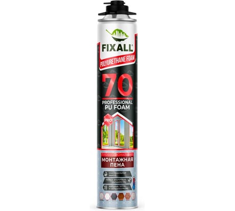 Пена Профессиональная FIXALL 70 PRO 890мл 7719