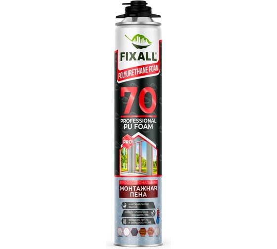 Пена Профессиональная FIXALL 70 PRO 890мл 7719