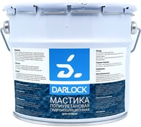 Мастика для ванны, для мокрых зон, гидроизоляция Darlock 3кг 903033530