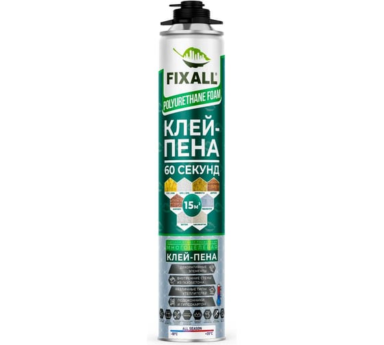 Клей-Пена FIXALL 60 Секунд 850мл 7720