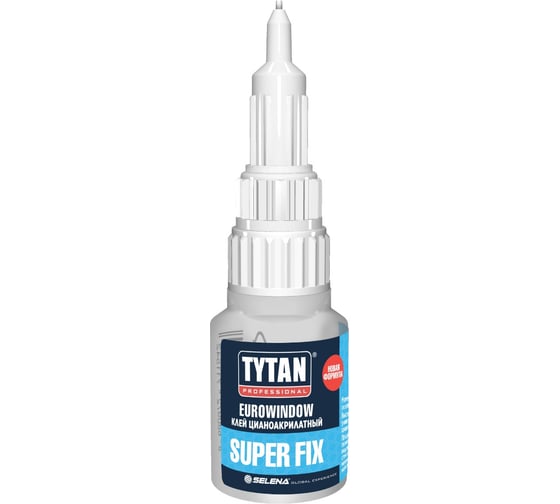 Клей цианоакрилатный Tytan Professional Eurowindow Super Fix 11542, 20 г 283425