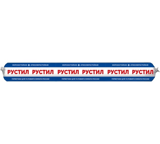 Гибридный клей-герметик Рустил 1К Экстра PU 40 600 мл RAL 1019 серо-бежевый 61458560