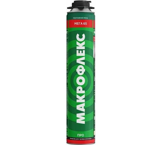 Пена монтажная МАКРОФЛЕКС Мега 65 ПРО 850 мл 3058332