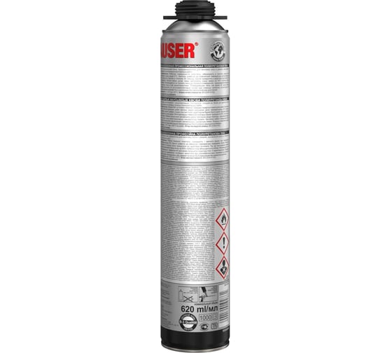 Профессиональная полиуретановая пена Tytan PROFESSIONAL HAUSER PRO всесезонная, 620 мл 11082
