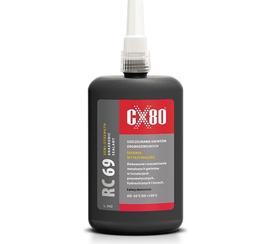 Герметик для трубной резьбы CX80 RC69 ANAEROBIC SEALANT (средней прочности; коричневый; 250 мл) 117