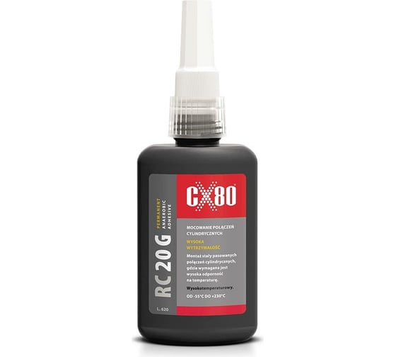 Вал-втулочный фиксатор высокой прочности CX80 RC20G ANAEROBIC ADHESIVE (термостойкий; зеленый; 250 мл) 341 1