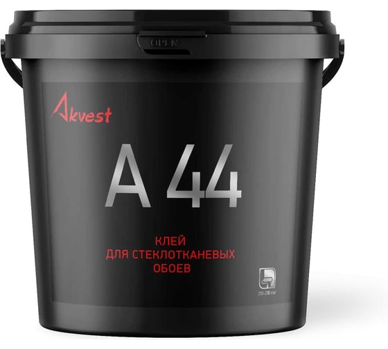 Клей акриловый для стеклотканевых обоев Akvest Аквест-44 10 кг 00040-54