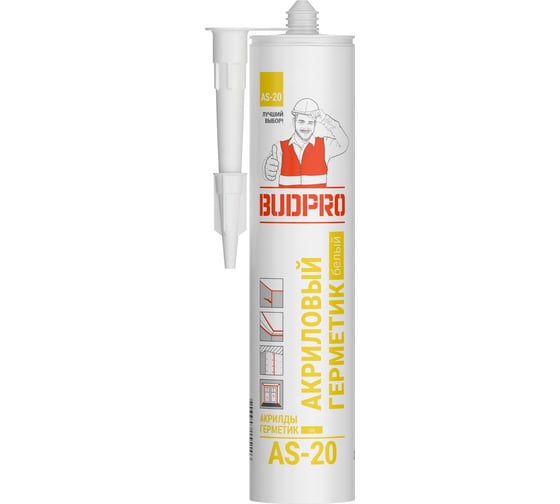 Герметик акриловый PENOSIL BUDPRO AS-20 260 мл белый H0057Z