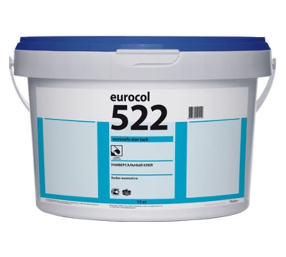 Клей для кварцвинила, линолеума, ковролина FORBO Eurocol 522 Star Tack, 13кг НФ-00000025