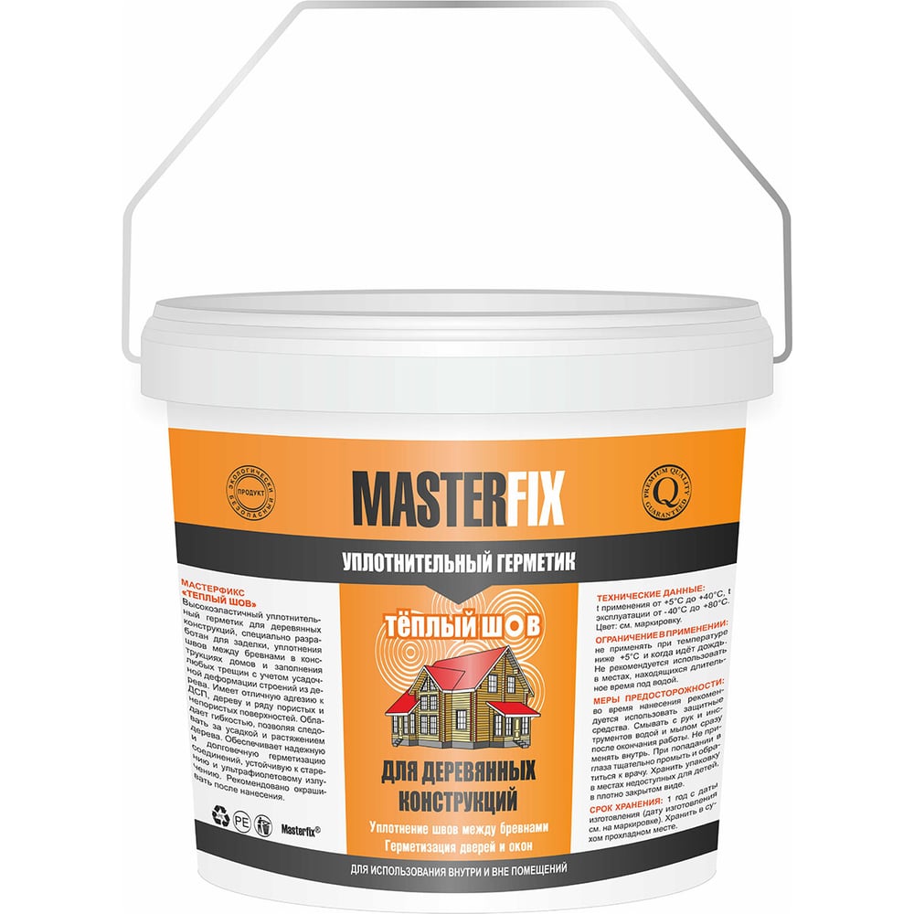 Уплотнительный герметик MASTERFIX ТЕПЛЫЙ ШОВ (для деревянного ...