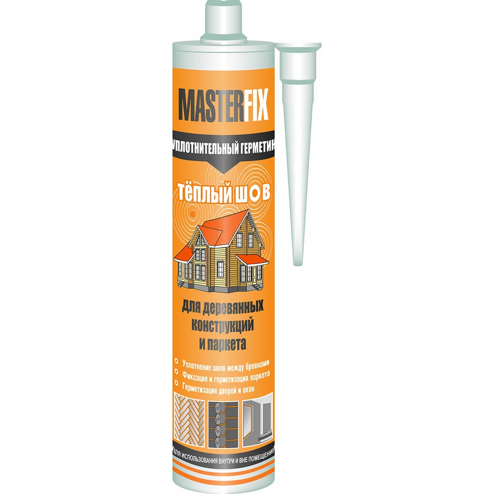 Уплотнительный герметик MASTERFIX ТЕПЛЫЙ ШОВ (для деревянного ...
