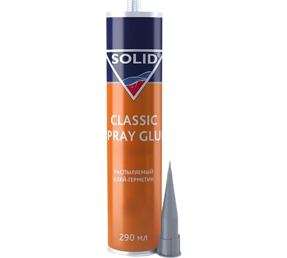 Распыляемый клей-герметик SOLID CLASSIC SPRAY GLUE BEIGE 290 мл, бежевый 379.0292.2