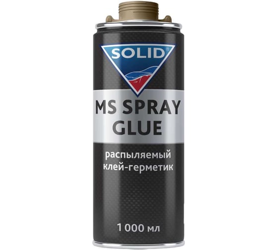 Распыляемый клей-герметик SOLID PROF MS SPRAY GLUE GREY 1000 мл, серый 1102.02.GRE