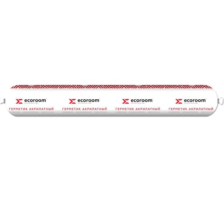 Акриловый герметик ECOROOM AS-14 (пароизоляционный; белый; 600 мл) E-Герм-7052/600