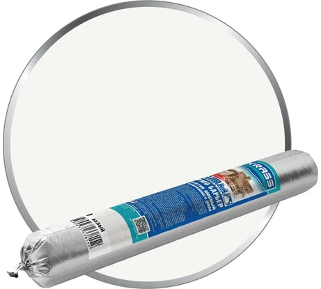 Акриловый герметик KRASS Термо Барьер для деревянного дома 600 мл, белый Лк-00013446