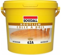 Клей для дерева Soudal 62А (белый; на основе ПВА дисперсии; 5 кг; D2) 100048