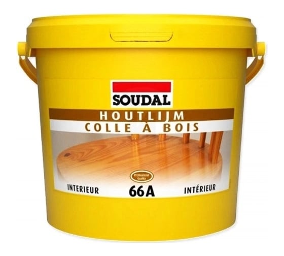 Суперводостойкий полиуретановый клей для дерева Soudal 66А (5 кг; D4) 100057