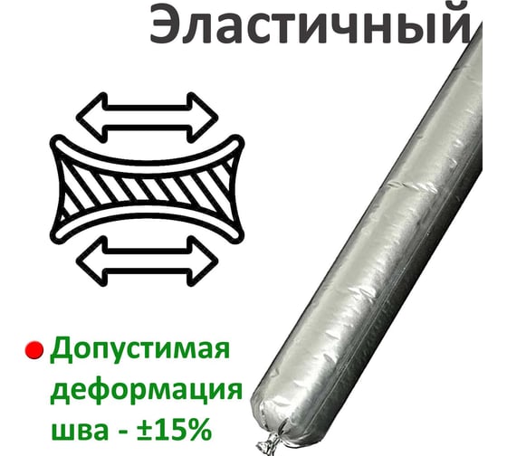 Герметик акриловый виброакустический Isocryl A470, белый, 600 мл 4700117