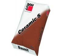 Затирка для швов Baumit Ceramic S экстрабелый, 25 кг 4612741800885 21537460