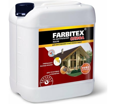 Олифа FARBITEX 10 л 4300001572