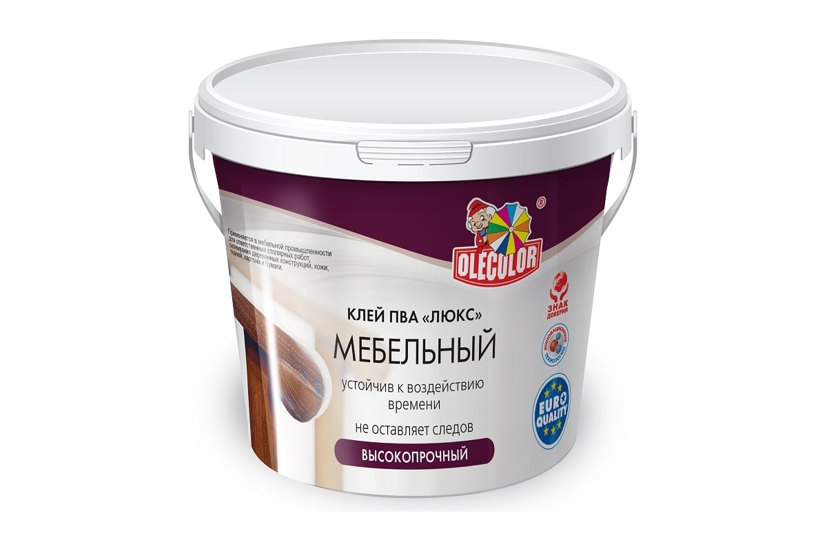 Клей пва люкс мебельный olecolor