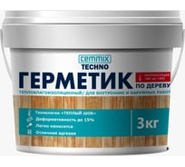 Акриловый герметик для дерева CEMMIX Теплый шов (белый; 3 кг) 84735740 22359909