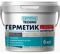 Акриловый герметик для минеральных поверхностей CEMMIX (белый; 6 кг) 84735736