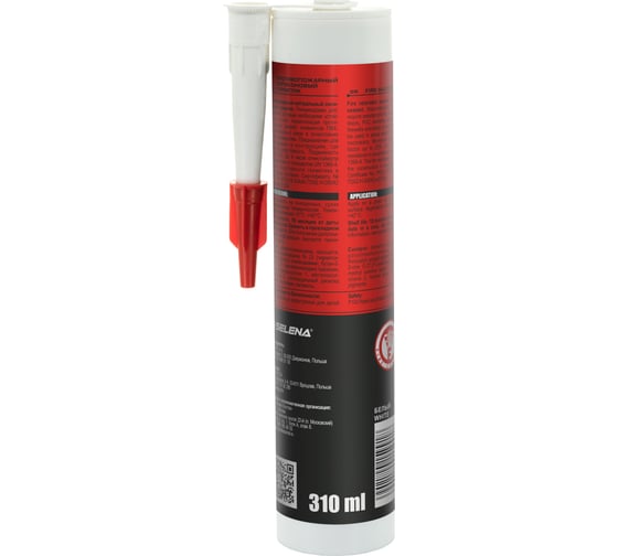Противопожарный герметик TYTAN PROFESSIONAL FIRE STOP В1 силиконовый, белый, 310 мл 59918